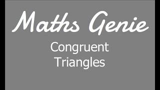 Congruent Triangles