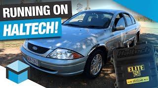 Firing on a Haltech! Ford AU Fairmont Ghia Turbo Project Part 2 - Base Map & Road Tune!