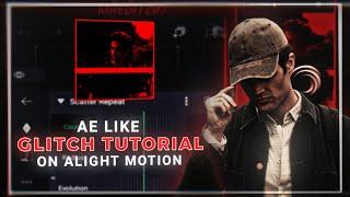Ae like glitch transition tutorial | Alight motion +preset