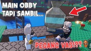 GA B0LEH JATUH!?? Pegang Vas Selama Main Obby HARUS JAGA KESEIMBANGAN‼️ | Roblox Indonesia  |