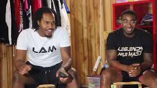 In the LAM room with Fred Fields @IMakeCustomCleats "LAM interview"