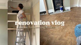 Cosy living room renovation - UK Victorian Terrace House - episode two