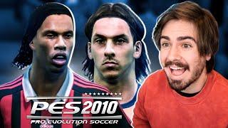 JOGANDO PES 2010 EM 2021! JOGOS DE FUTEBOL CLÁSSICOS!