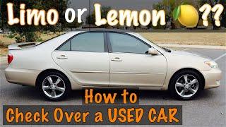 How to Check Over a Used Car Before Buying. Pre Purchase Inspection YOU Can Do YOURSELF