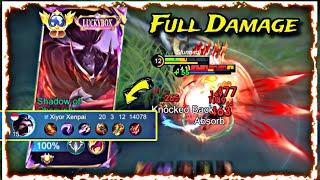 Best HAYABUSA GAMEPLAY FULL DAMAGE ONLY!!! | TOP GLOBAL HAYABUSA BUILD- Mobile legends