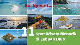 TOP 11 SPOT WISATA MENARIK LABUAN BAJO...! Bukit Cinta, Pulau Padar, Manta Point, Taka Makassar, dll