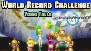 Mario Kart Wii - DS Yoshi Falls WR Challenge (Item Rain)