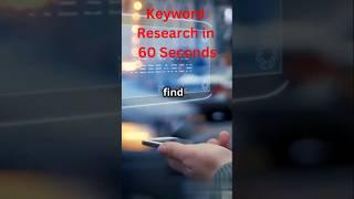 Can You Master Key Word Research in 6 Seconds?