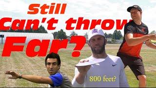 Why you CAN'T Throw Far…What the PROS really do for Big Distance