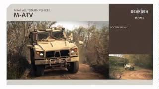 The US Army Oshkosh Defense® M-ATV MRAP