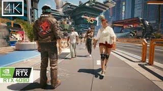 Walking in Cyberpunk 2077: Overdrive Ray Tracing RTX 4090