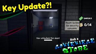 The KEY UPDATE Is OP! Rob A Convenience Store Simulator (Roblox)