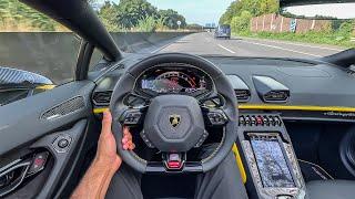 POV Drive LAST Huracan AUTOBAHN! Goodbye V10?!  Lamborghini Huracan EVO Spyder POV Drive!