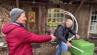 Live von Pias Bienenstand - 19.02.2023 - Zu Besuch bei Heinrich Niemeier in Ahaus