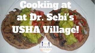 Ty's Conscious Kitchen Cooking At Dr. Sebi's Usha Village Vlog #2