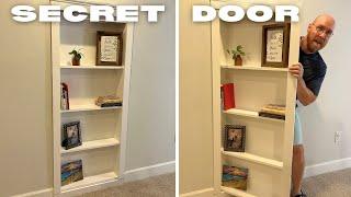 How to Build a Hidden Bookcase Door and Have it Look AMAZING