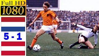 Netherlands 5-1 Austria world cup 1978 | Full highlight | 1080p HD | R. van de Kerkhof | Arie haan