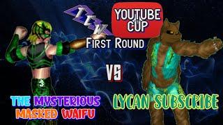 Mysterious Masked Waifu vs Lycan Subscribe - Twitch Championship Wrestling YouTube Cup Opening Round