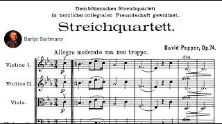 David Popper - String Quartet, Op 74 (1905)