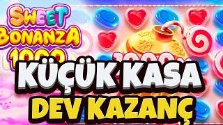 Sweet Bonanza 1000 Küçük Kasa  YENİ OYUNDA KÜÇÜK KASA GİRDİK! DEV KAZANÇLA ÇIKTIK!