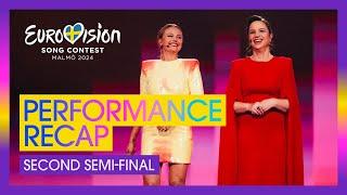 Second Semi-Final Recap | Eurovision 2024 | #UnitedByMusic 