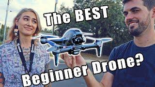 can my girlfriend fly the DJI FPV Drone?.. she CRASHED!