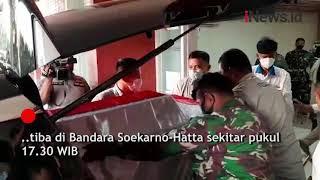 Jenazah Kabinda Papua Tiba di Soetta, TNI Gelar Upacara Pengantaran Jenazah