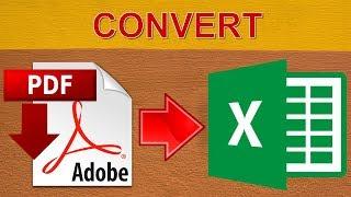 Online Convert PDF To Excel