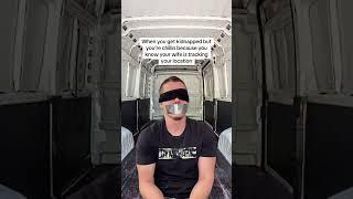 When you get kidnapped but your chillin because your wife... #couples #funny #comedy #marriage