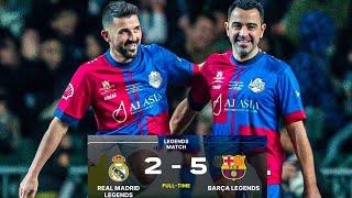 Barcelona Legends vs Real Madrid Legends 5-2 - All Goals & Highlights 2024