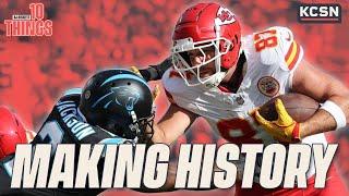 Travis Kelce gets CLOSER to NFL history in Chiefs win over Panthers