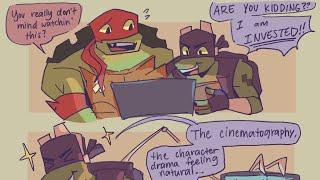 Watching TV Shows Together||(ROTTMNT Comic Dub)