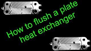 Greenstar compact how to flush a hot water heat exchange