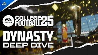 College Football 25 - Dynasty Deep Dive | PS5 Games