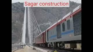 Finally  Train trail run katra to banihal sucessfull usbrl project northern railway️ #vlog#northen