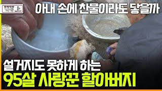 [멜로다큐 '가족' 311회 上] 아내 손에 찬물이라도 닿을까 설거지도 못하게 하는 95살 사랑꾼 할아버지