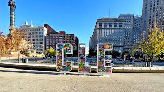 Life in CLEVELAND, OHIO  - 4K UHD Walking tour of Cleveland Downtown