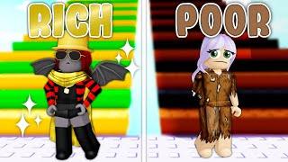 RICH VS POOR Obby With Moody! (Roblox)