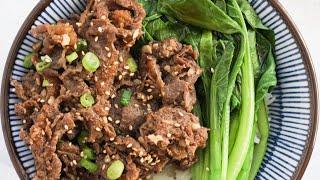 Easy Bulgogi - Korean BBQ Beef