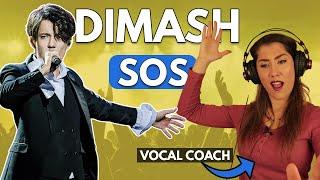 Vocal Coach Reacts to DIMASH KUDAIBERGEN SOS (Slavic Bazaar) & Analysis | TrainingVoice
