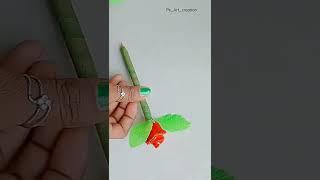 #diy#rose pen#pk Art creation .diY rose pen craft idea/wall putty craft/beautiful & easy pen craft.