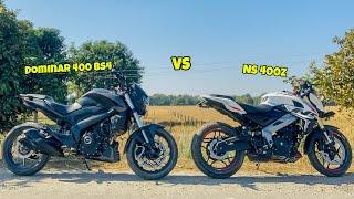 Dominar 400 vs Ns400Z drag race 