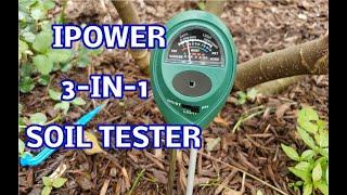 iPower 3 in 1 Soil Tester - Easy to use garden tool