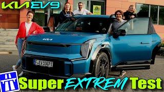 Kia EV9 2024 - AUTOBAHN SUPER EXTREM TEST - GT-line Reichweite WLTP Daten Infos Review deutsch