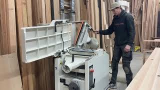 SCM FS41E,   Episode 12, 2021 walk through of my jointer/planer combination machine