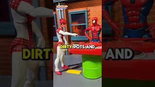 Spider-Man Vs MJ  Marvel Stop Motion #figures #stopmotion #marvel #comedy #funny