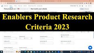 Enablers Product Research Criteria 2023 | How to create a Product Database with easy steps