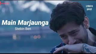 Main Marjaunga Lyrics - stebin ben