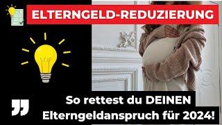 ELTERNGELD 2024 - so kannst DU DEINEN Anspruch auf Elterngeld ab 2024 retten!