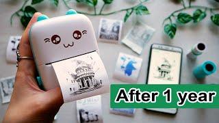 Mini Thermal Printer from Aliexpress After 1 Year of Use | sub review
